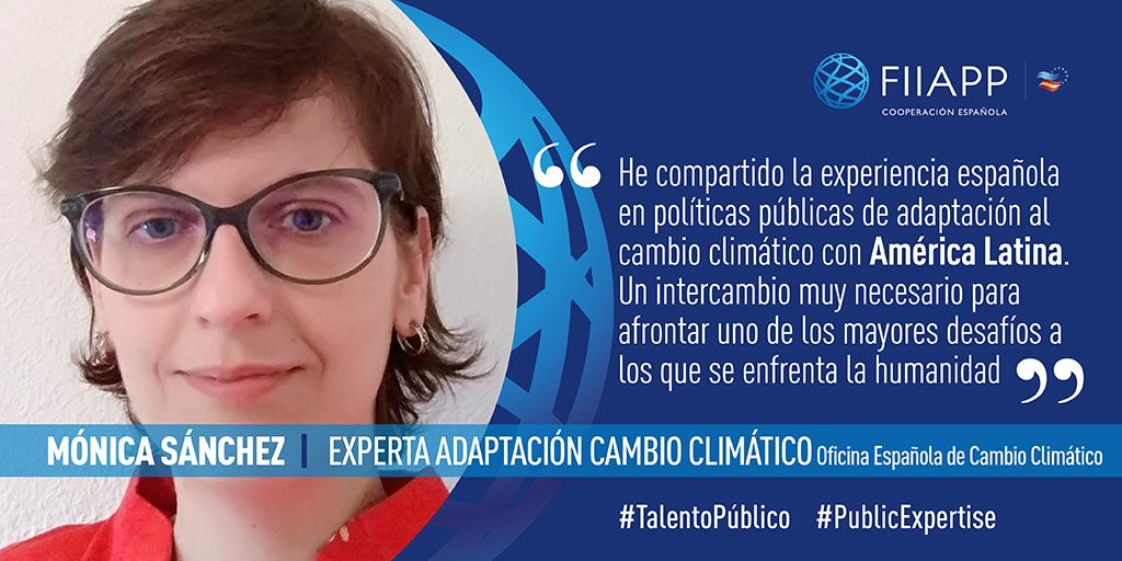 Mónica Sánchez, experta en adaptación cambio climático - TalentoPúblico