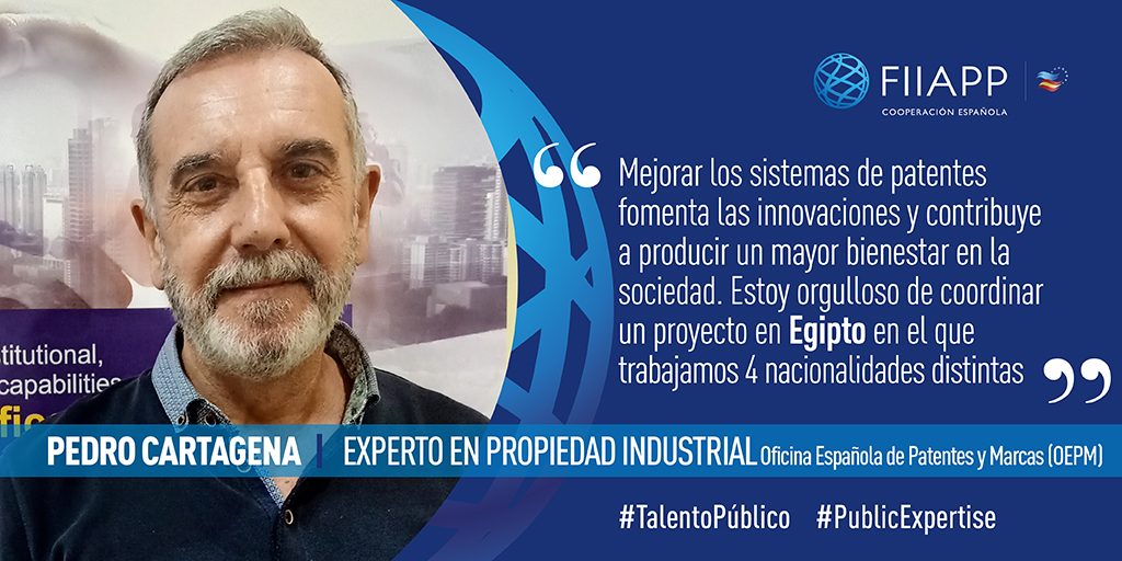 Pedro Cartagena Experto en propiedad industrial #TaléntoPúblico